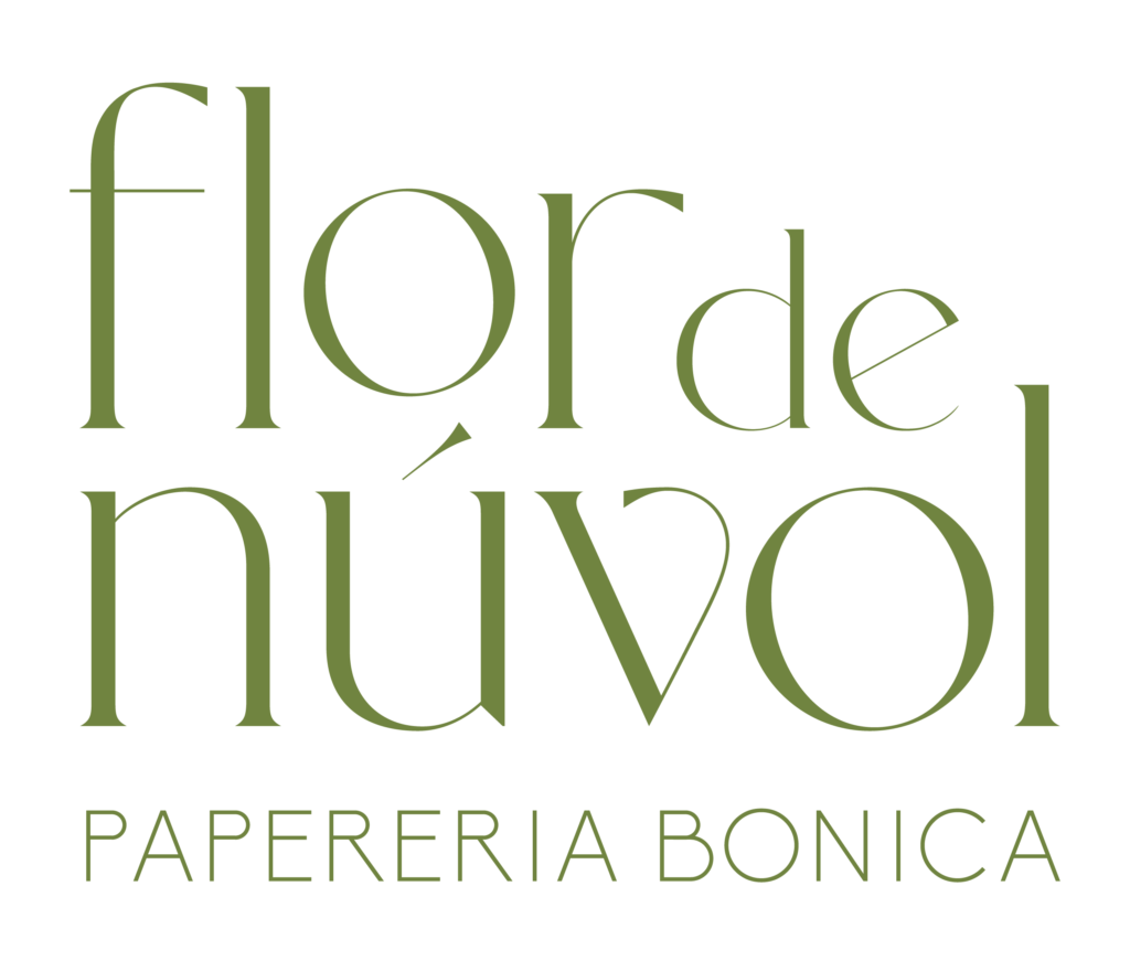Flor de núvol papelería bonita