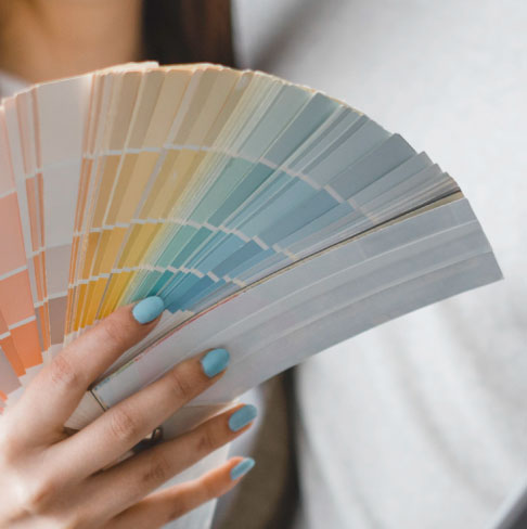 Paleta de color para papelería bodas
