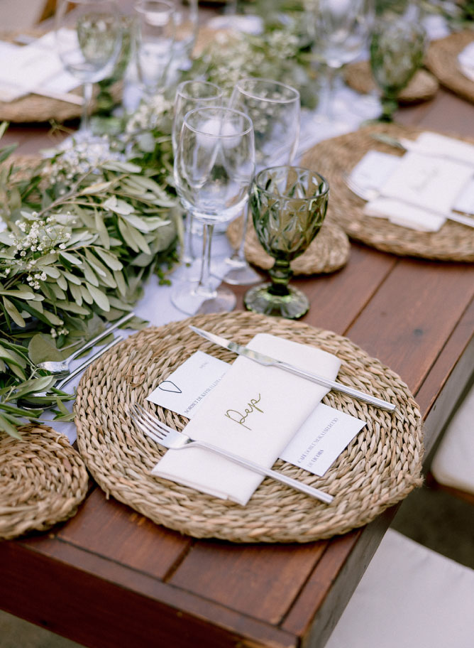Papelería mesas boda