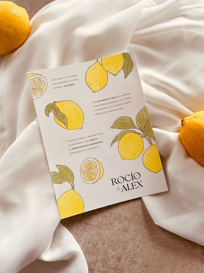 Invitación limones